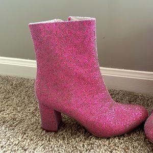 PINK SPARKLE BOOTS